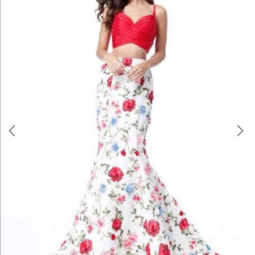 Sherri Hill Floral Prom Dress